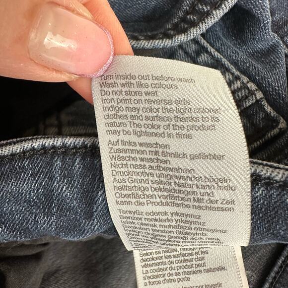 Mavi Men’s Jeans Size 35x33 Dark Wash Zack Straight Leg Mid Rise Cotton Stretch - Picture 7 of 10